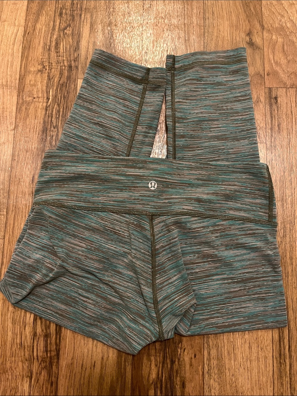 Lululemon Teal Space-Dyed High-Rise Leggings